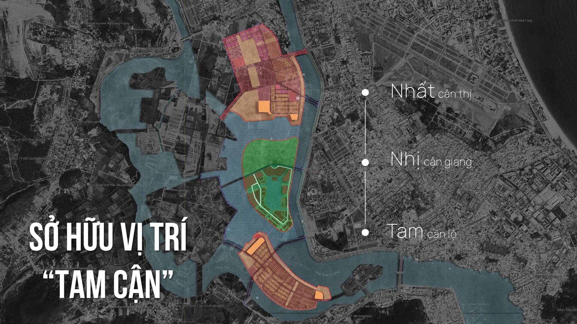 vị trí dự án sun charmora city nha trang